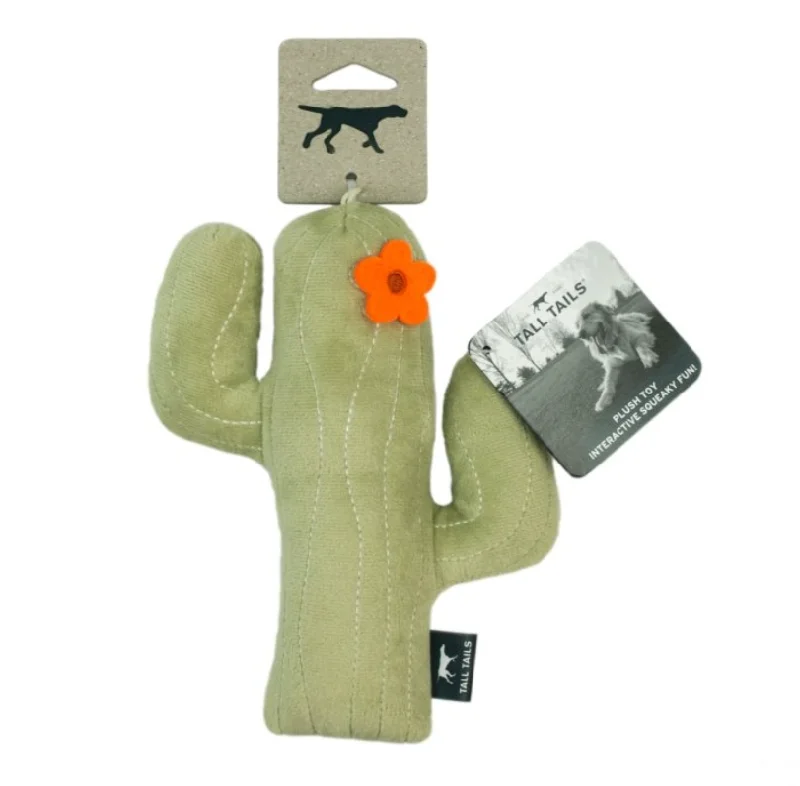  -Non-toxic pet toy recommendationsTall Tails Plush Cactus