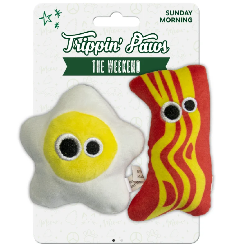 - Parrot toy selectionTrippin Paws The Weekend: Sunday Morning Bacon & Eggs