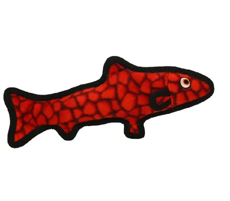 - Outdoor dog toy selectionTuffy Red Trout