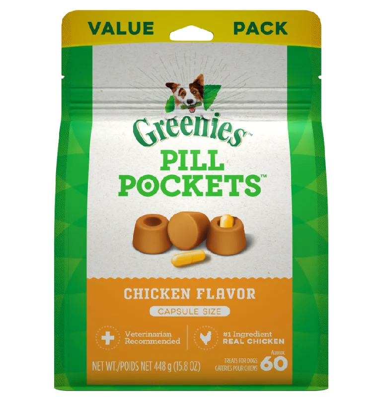 - Natural rubber pet toysGreenies Pill Pockets Value Pack Chicken