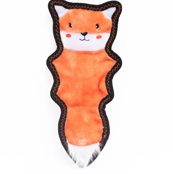 - Outdoor dog toy selectionZippyPaws  Z-Stitch Skinny Peltz Squeaker Toy Fox