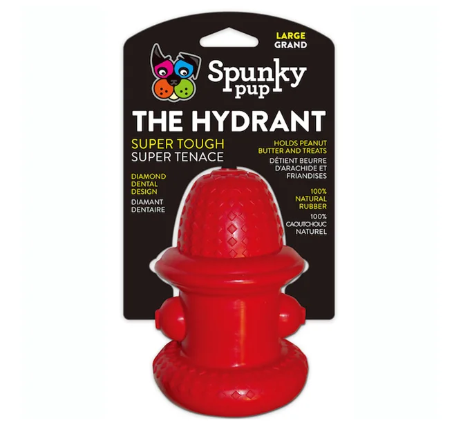 - Precautions for using pet toysSpunky Pup Rubber Hydrant