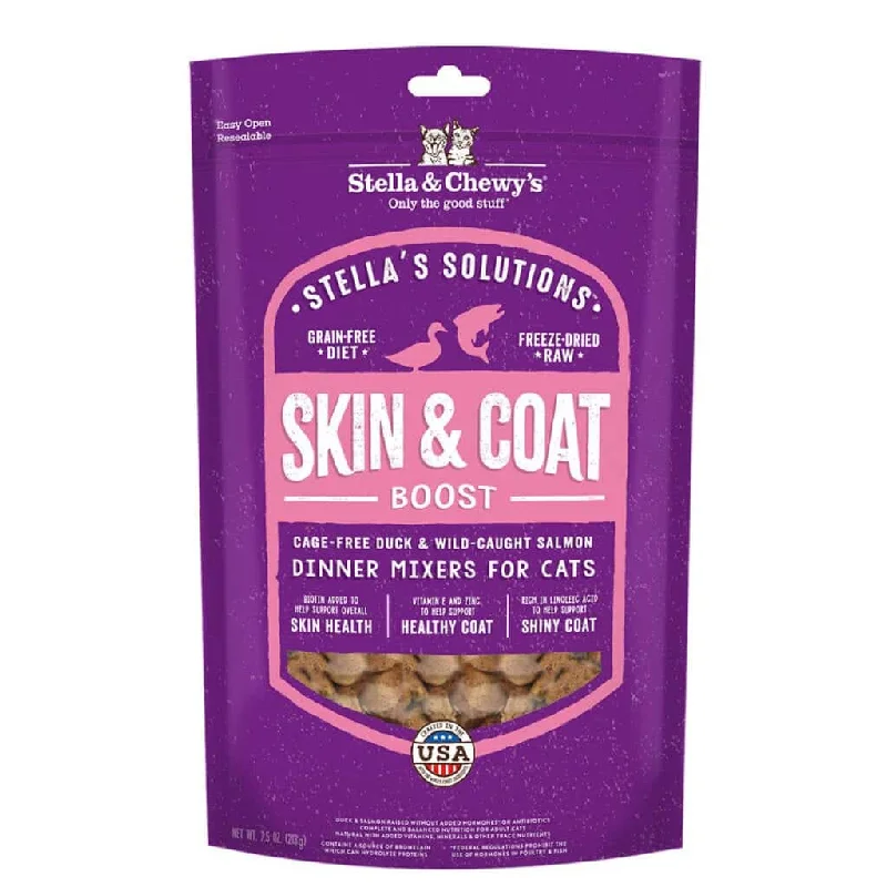 3. **Ingredient-Related**  /pet-cat-food-1STELLA & CHEWY'S® STELLA’S SOLUTIONS SKIN & COAT SUPPORT CAT FOOD