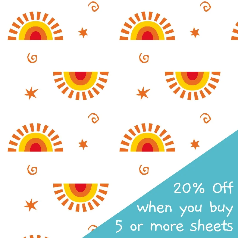 Babipur Sun Wrapping Paper