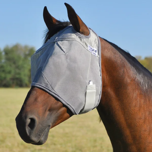 Crusader Fly Mask Standard - Grey