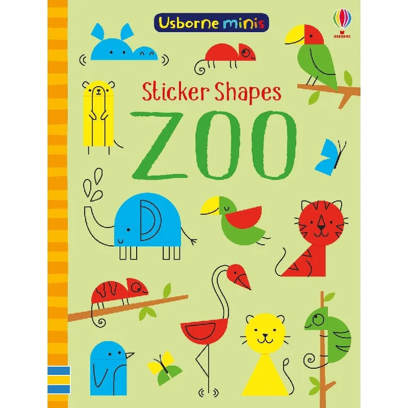 Usborne's sticker shapes zoo