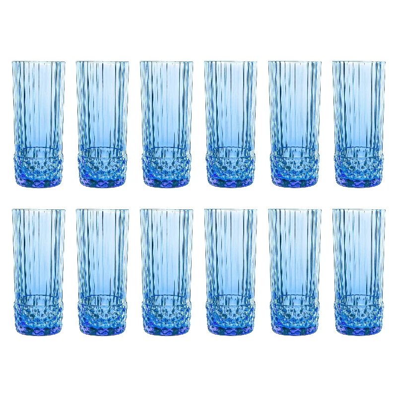 400ml America '20s Highball Glasses - Pack of 12 - By Bormioli Rocco