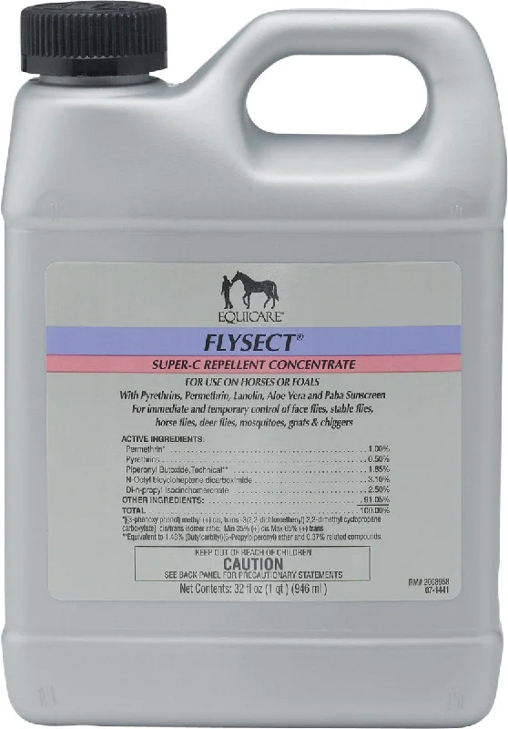 Equicare Flysect Super-C Repellent Concentrate - 32oz