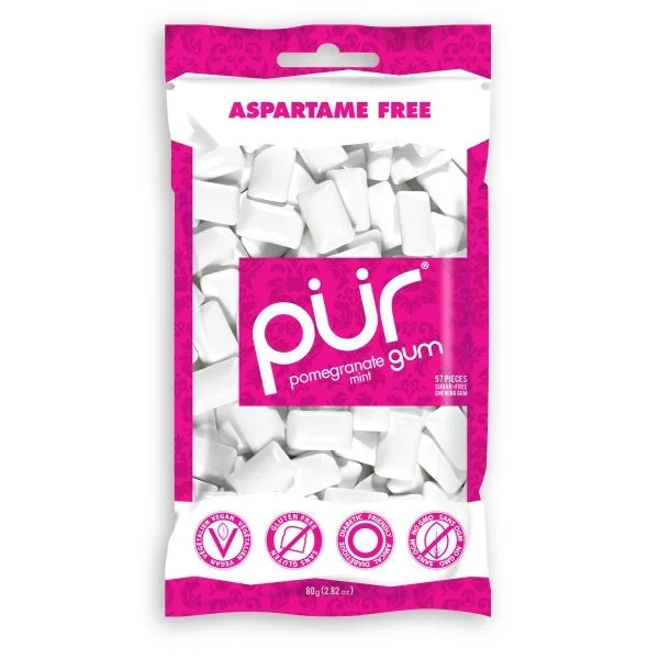 The PUR Company PUR Gum Pomegranate Bag (55 count) #10070349