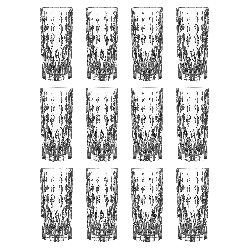 350ml Marilyn Highball Glasses - Pack of 12 - By RCR Crystal