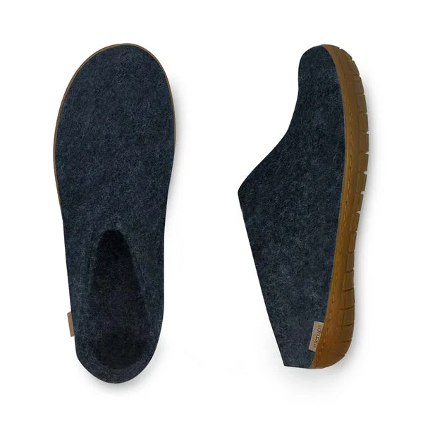 Slip-On with Natural Rubber Sole - Denim/Honey