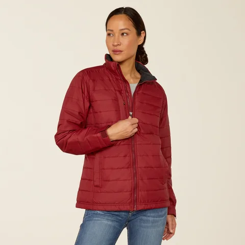 Women's Rebar Cordura Ripstop Lightweight Insulated Jacket - Cabernet