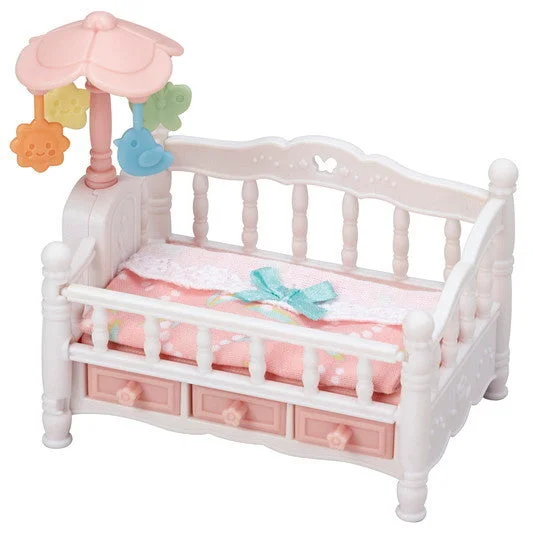 Calico Critters crib with mobile