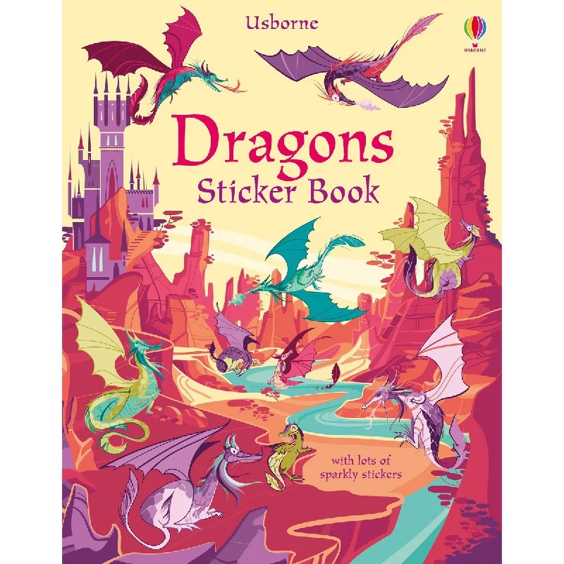 Usborne's dragons sticker book