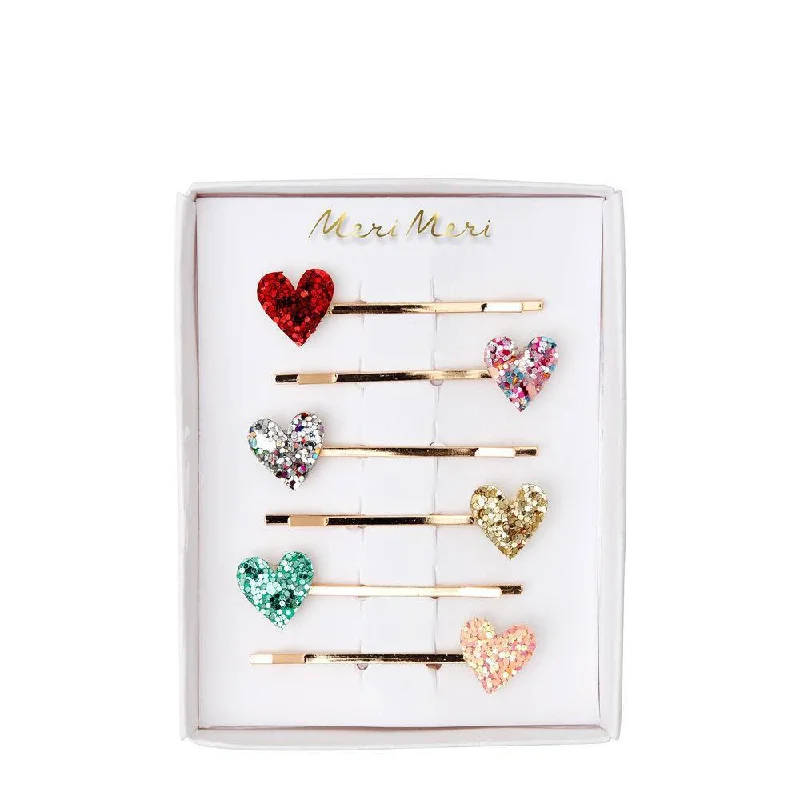 Pet comb: used to comb pet hair,Meri Meri glitter heart hair slides