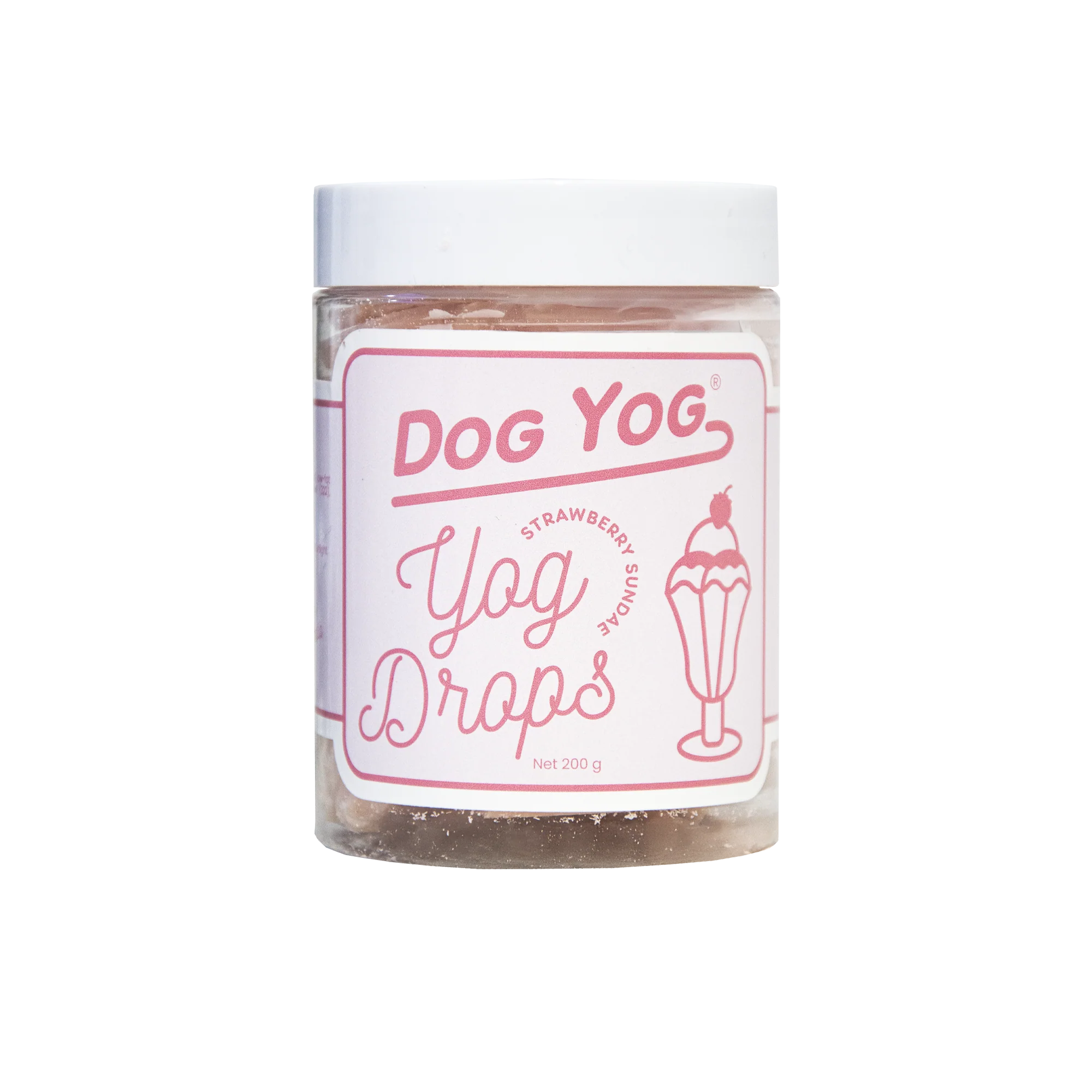 Dog Yog - Yog Drops - Strawberry Sundae 200g