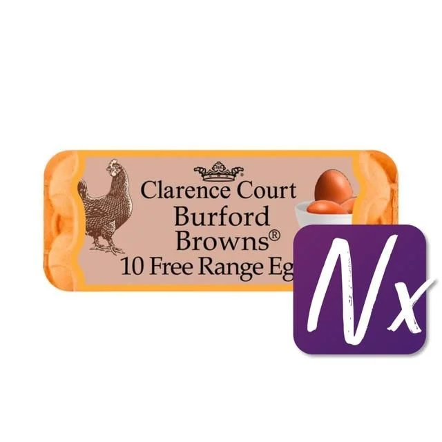 Clarence Court Burford Brown Mixed Free Range Eggs   10 per pack