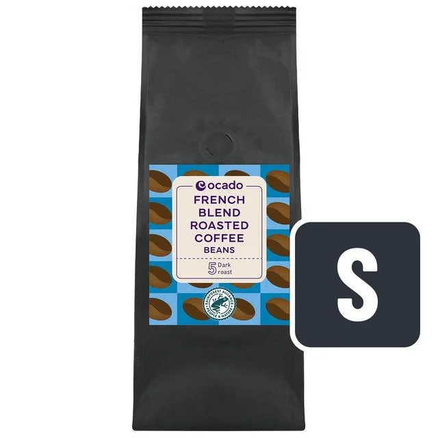 Ocado French Blend Roasted Coffee Beans   227g