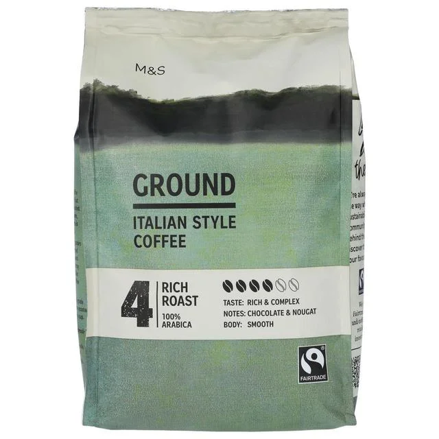 M&S Italian Style Ground Coffee   454g