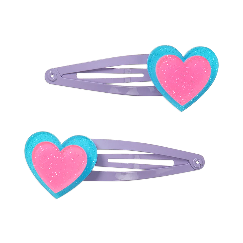 alexa hair clips - heart