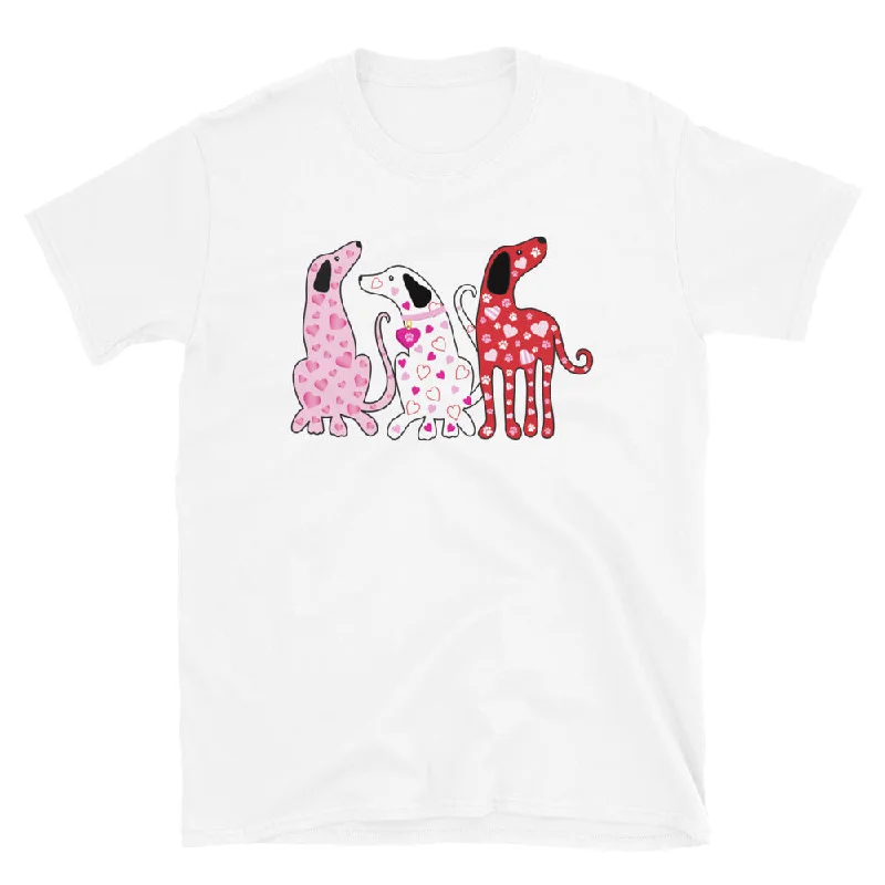 Whimsy Valentine Dogs T-Shirt