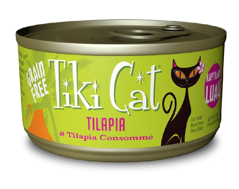    - Cat food for multi-cat households  /pet-cat-food-1Tiki Cat Kapi'Olani Luau Grain Free Tilapia in Tilapia Consomme Canned Cat Food