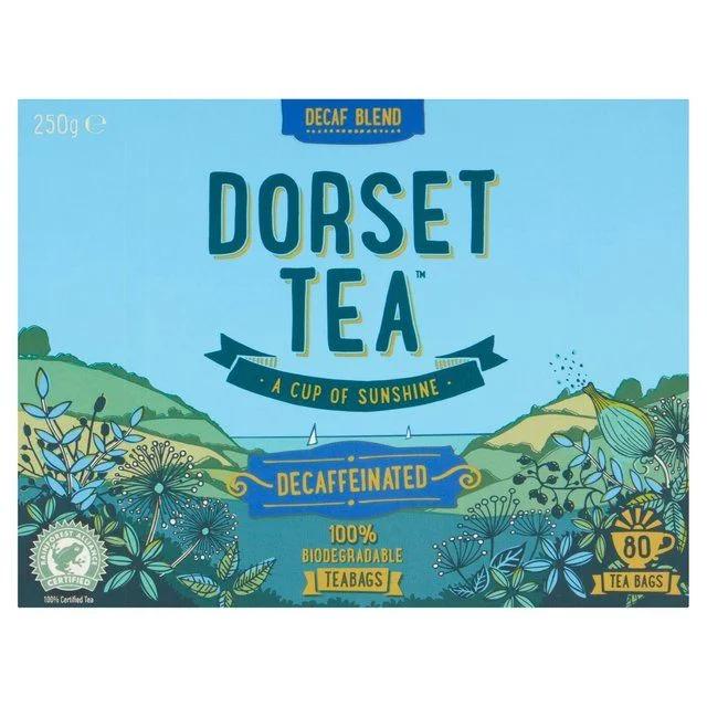 Dorset Tea Sunshine Gold Blend Decaff   80 per pack