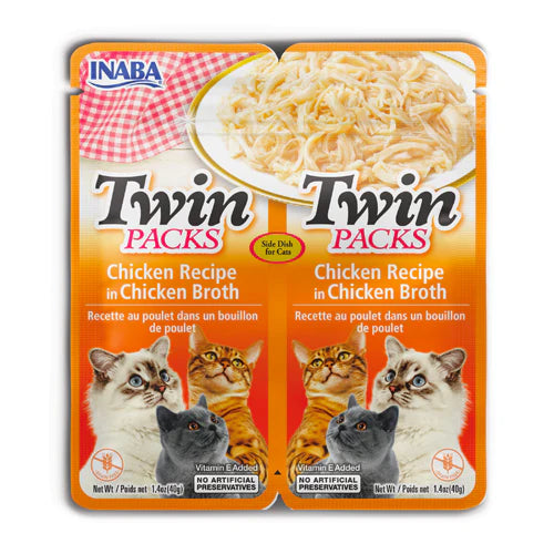    - High-protein cat food  /pet-cat-food-1INABA Twin Packs Chicken in Chicken Broth Cat Treats 40g x 2