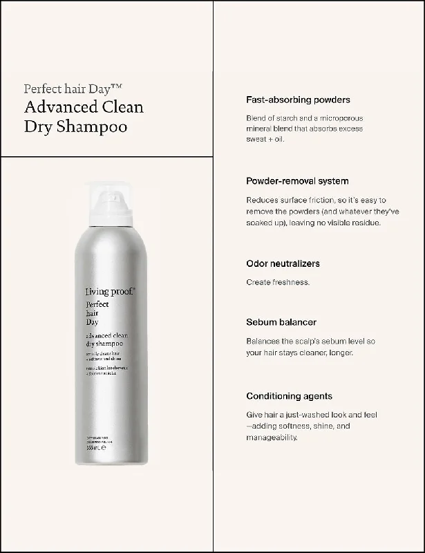 PhD Advanced Clean Dry Shampoo 355ml