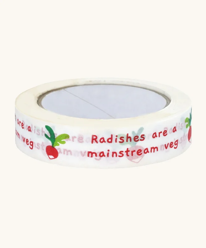 Babipur "Radish is a mainstream veg" Eco Paper Tape