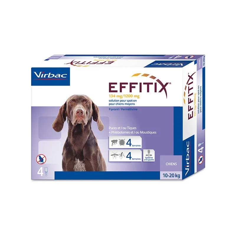 9. **Dog paw cream is winter**Effitix Spot on, Medium dogs 10 - 20 Kgs