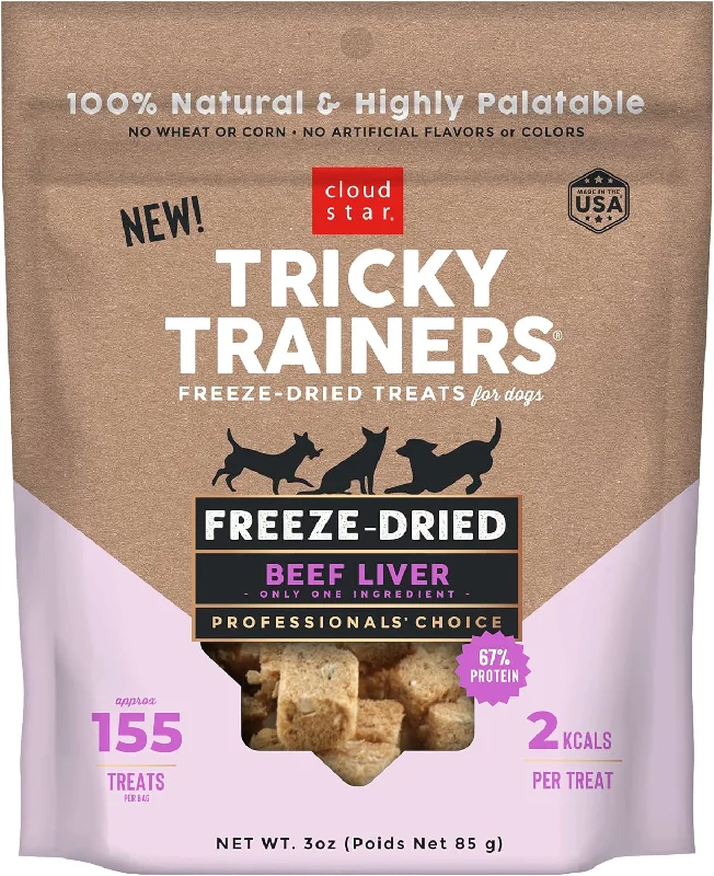 - Dog food helps the digestive system/pet-dog-food-1Tricky Trainers Freeze-Dried Dog Treats with Beef Liver - 3oz & 6oz