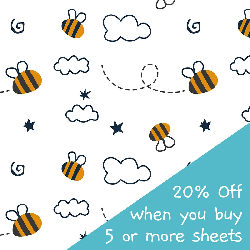 Babipur Eco Buzzy Bee Gift Wrap