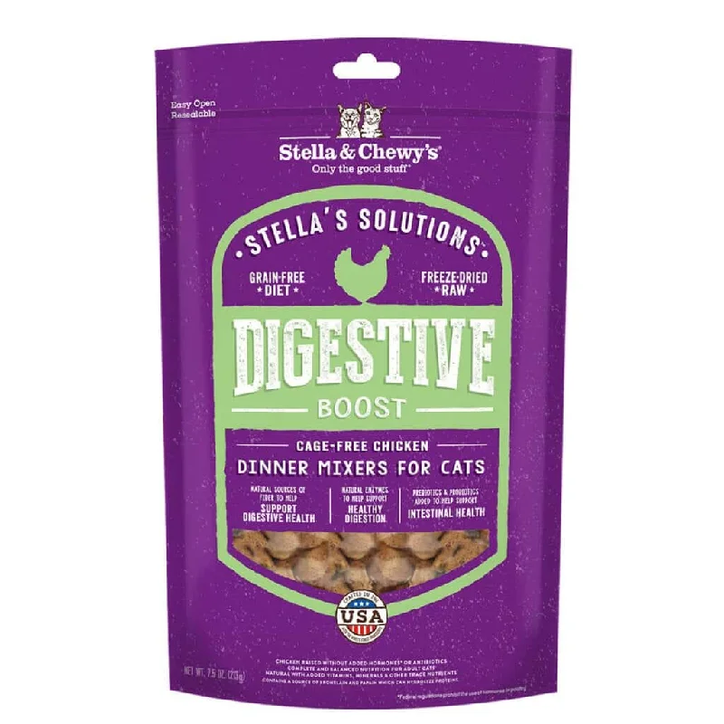    - Natural ingredient cat food  /pet-cat-food-1STELLA & CHEWY'S® STELLA’S SOLUTIONS DIGESTIVE SUPPORT CAT FOOD