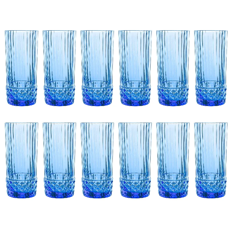 490ml America '20s Highball Glasses - Pack of 12 - By Bormioli Rocco