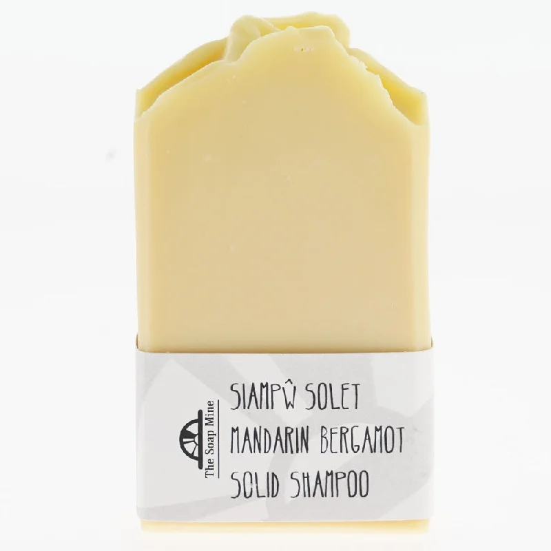 The Soap Mine Mandarin & Bergamot Solid Shampoo