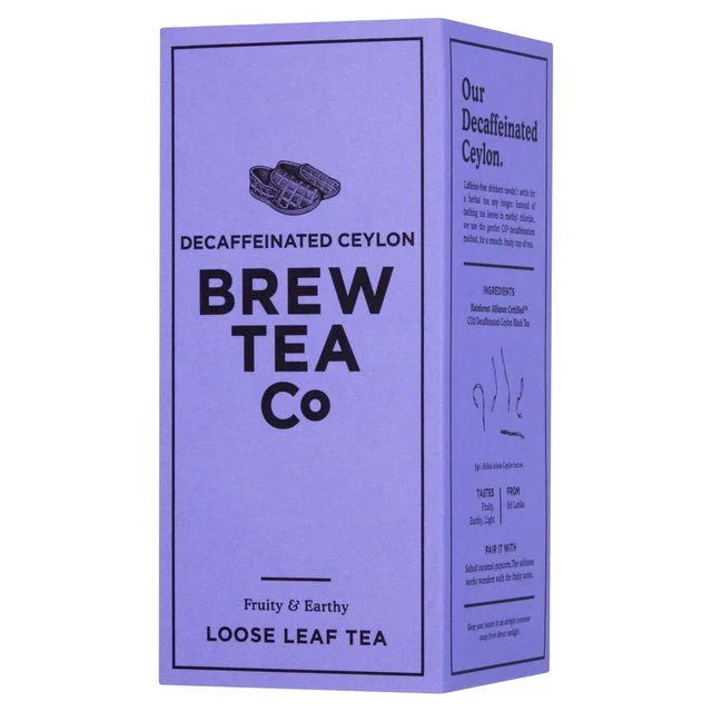 Brew Tea Co CO2 Decaffeinated Loose Leaf Tea   113g