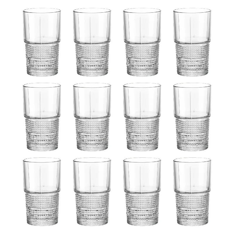 405ml Bartender Novecento Highball Glasses - Pack of 12 - By Bormioli Rocco