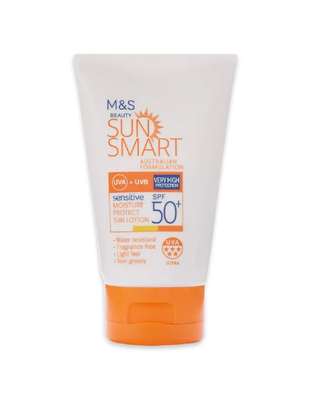 Travel Size Sensitive Moisture Protect Sun Lotion SPF50+ 50ml