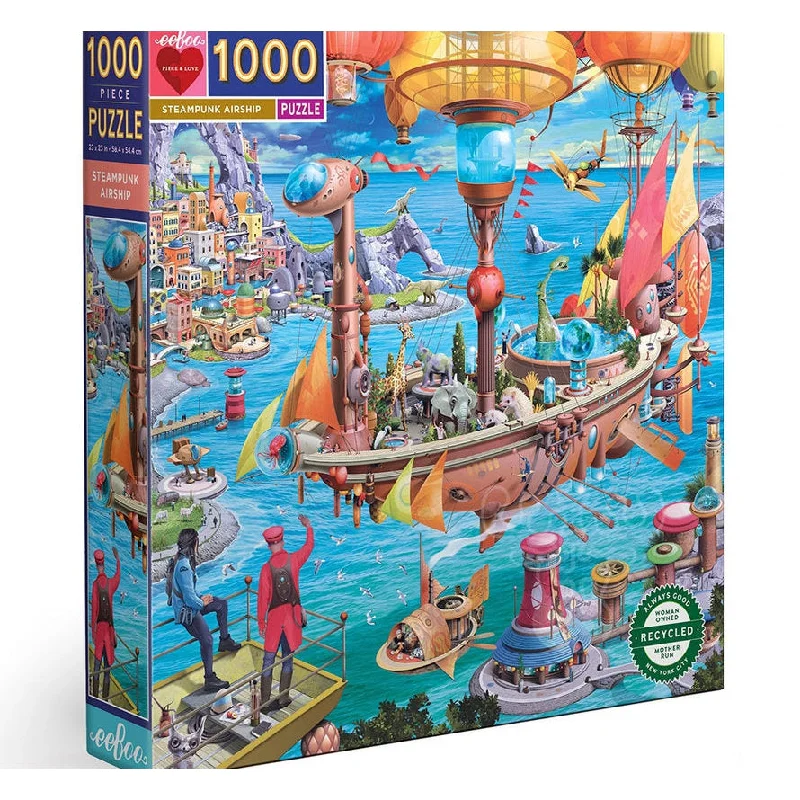 eeBoo steampunk airship 1000 pc puzzle