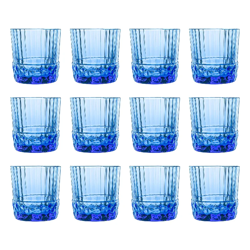 370ml America '20s Tumbler Glasses - Pack of 12 - By Bormioli Rocco