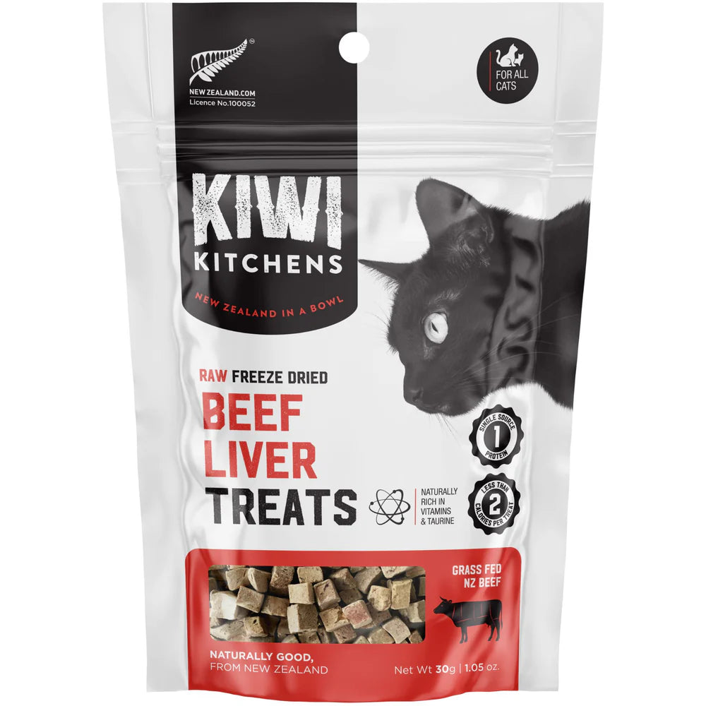    - Hypoallergenic cat food  /pet-cat-food-1KIWI KITCHENS Freeze-Dried Cat Treat Beef Liver Receipe 30g