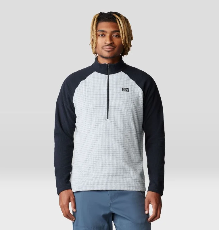 Men's Summit Grid Half-Zip - Glacial/Black