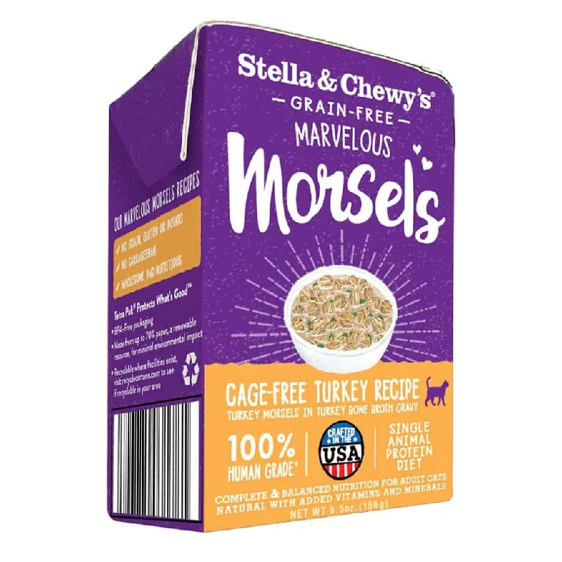 STELLA & CHEWY'S® CAGE-FREE TURKEY MORSELS CAT WET FOOD