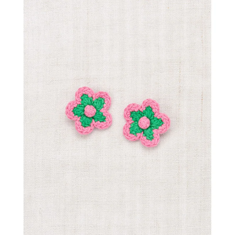 Misha and Puff Clover Medium Flower Clip Set