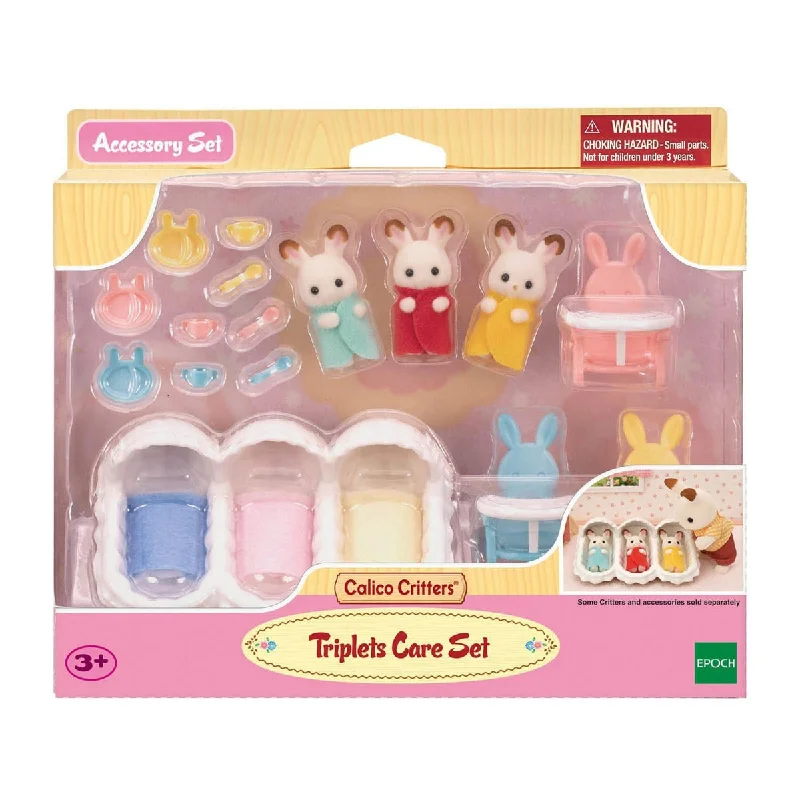 Calico Critters triplets care set