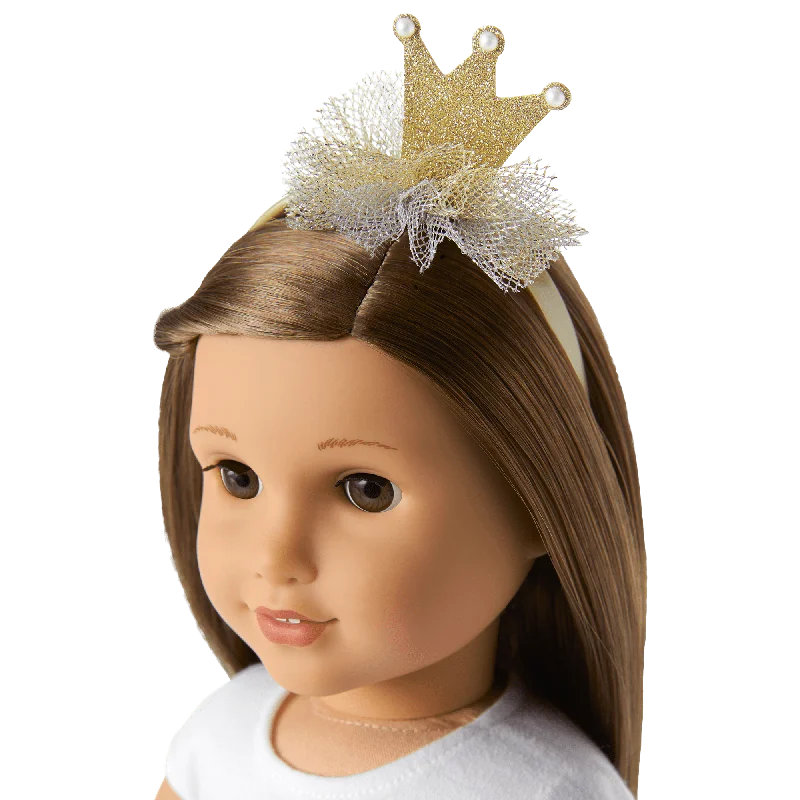 remove dead hair and dandruff, and promote pet skin health.Gold Glitter Crown Headband for 18-inch Dolls