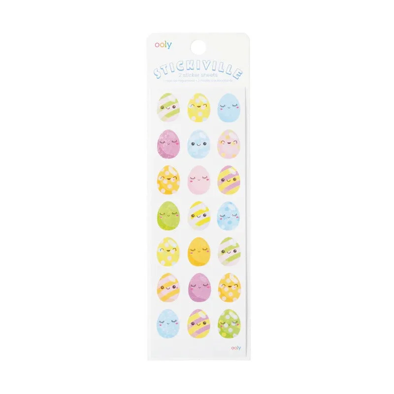 Ooly Stickiville Skinny Easter Eggs Stickers