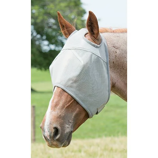 Ear Hole Fly Mask with Xtended Life Closure System - Grey