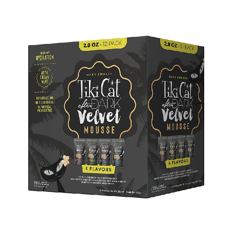    - Cat food for dental health  /pet-cat-food-1Tiki Cat® After Dark™ Velvet Mousse  VARIETY PACK Wet Cat Food（12ct）